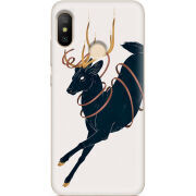 Чехол U-print Xiaomi Mi A2 Lite Black Deer