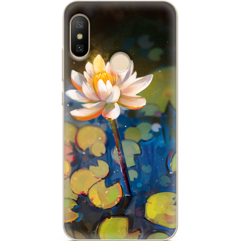 Чехол U-print Xiaomi Mi A2 Lite Waterlily