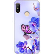 Чехол U-print Xiaomi Mi A2 Lite Orchids and Butterflies