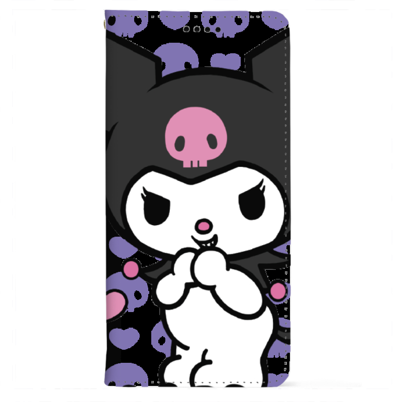 Чохол-книжка BoxFace для OnePlus Nord  Kuromi Purple Skull