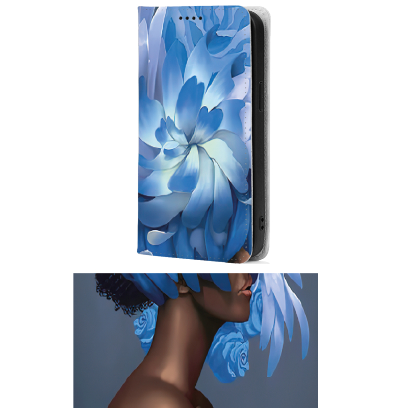 Чохол-книжка BoxFace для OnePlus Nord  Exquisite Blue Flowers