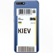 Прозрачный чехол Uprint Huawei Y6 2018 Ticket Kiev