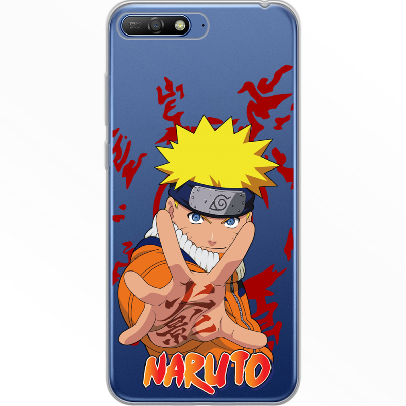 Прозрачный чехол Uprint Huawei Y6 2018 Naruto