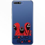 Прозрачный чехол Uprint Huawei Y6 2018 siquid game люди в красном