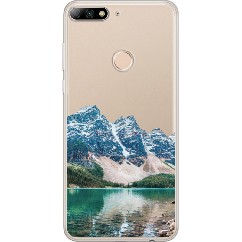 Прозрачный чехол Uprint Huawei Y7 Prime 2018 / Honor 7C Pro Blue Mountain