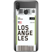 Прозрачный чехол Uprint Huawei P Smart Plus Ticket Los Angeles