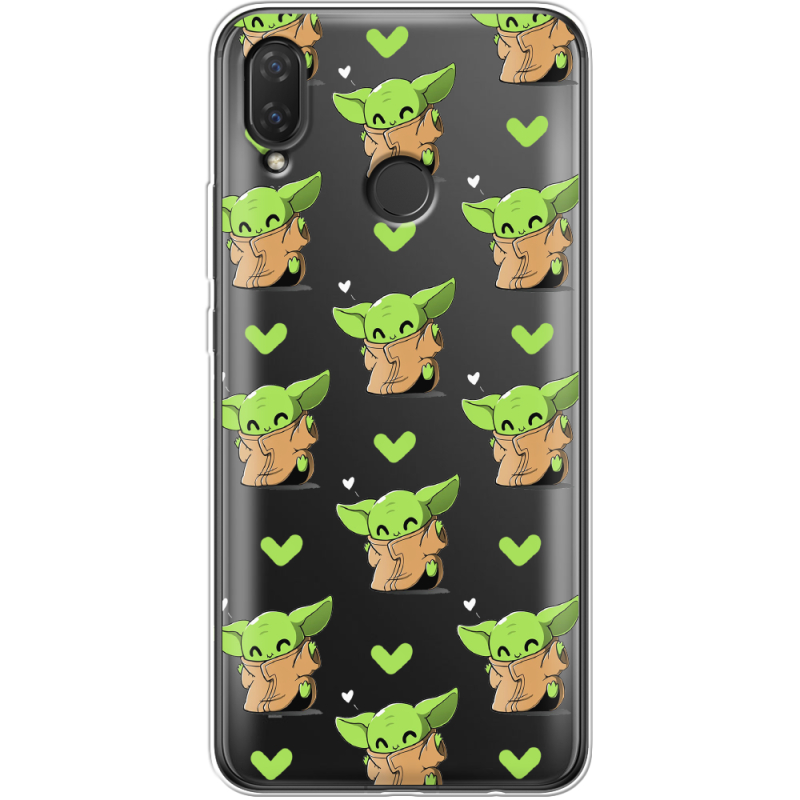 Прозрачный чехол Uprint Huawei P Smart Plus Pattern Baby Yoda