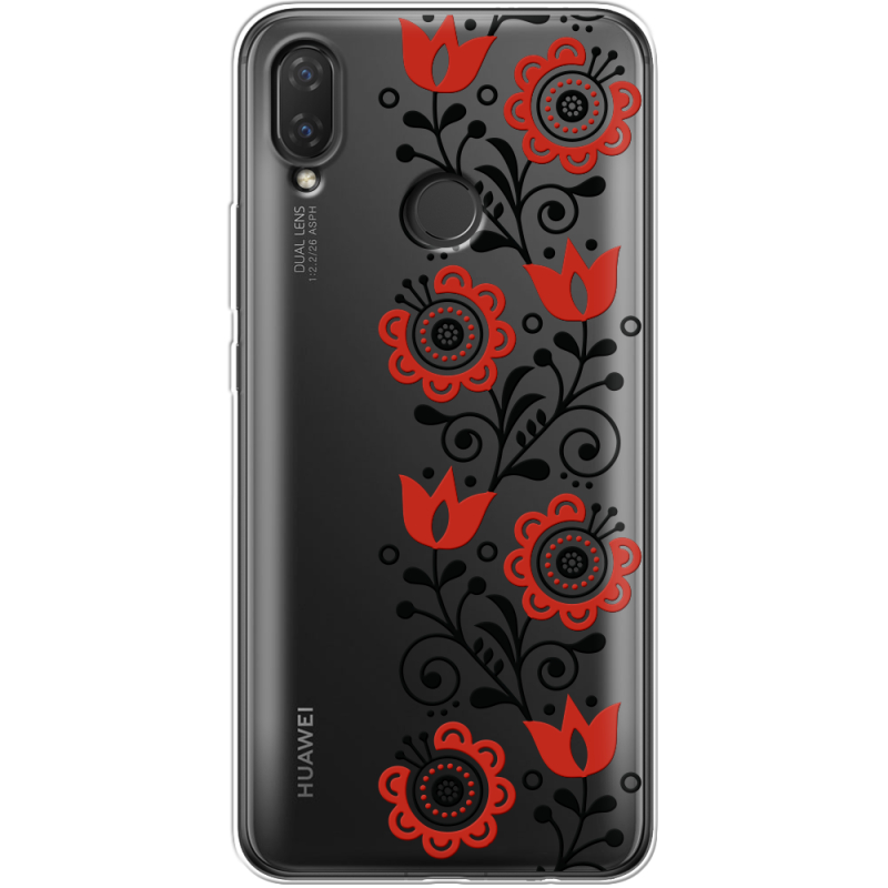 Прозрачный чехол Uprint Huawei P Smart Plus Ethno Ornament