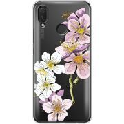Прозрачный чехол Uprint Huawei P Smart Plus Cherry Blossom