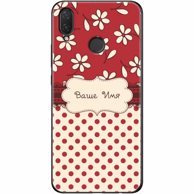 Чехол Uprint Huawei P Smart Plus Именной Polka Dots