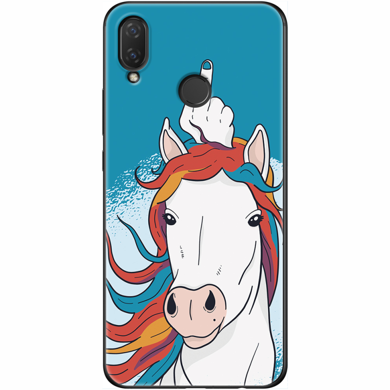 Чехол Uprint Huawei P Smart Plus Fuck Unicorn