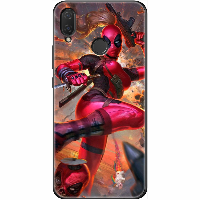 Чехол Uprint Huawei P Smart Plus Woman Deadpool