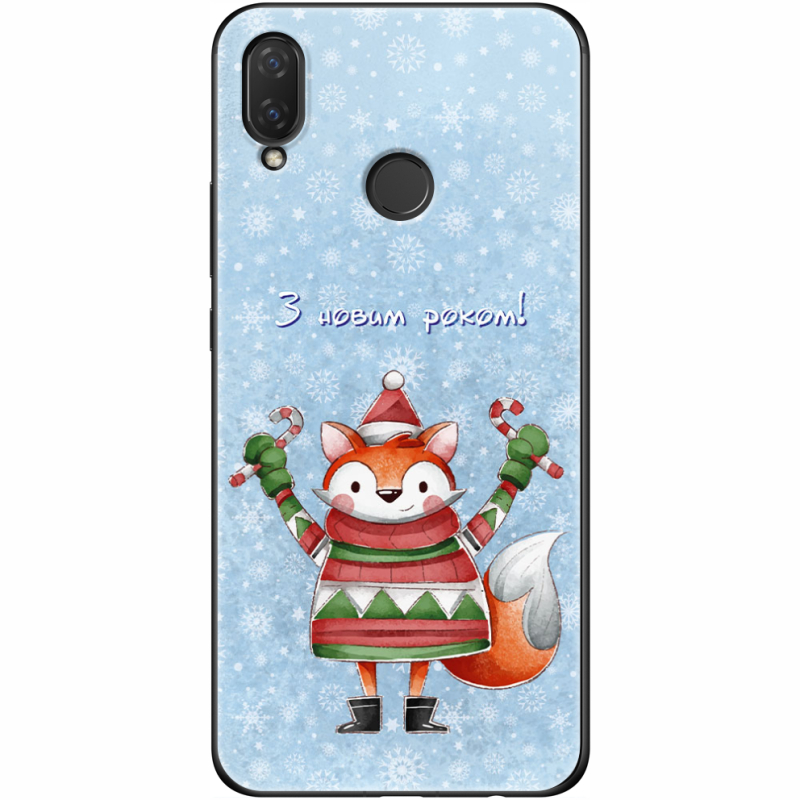Чехол Uprint Huawei P Smart Plus Fox З новим роком!