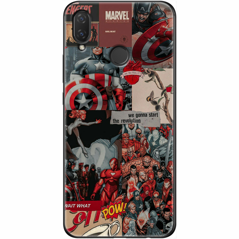 Чехол Uprint Huawei P Smart Plus Marvel Avengers