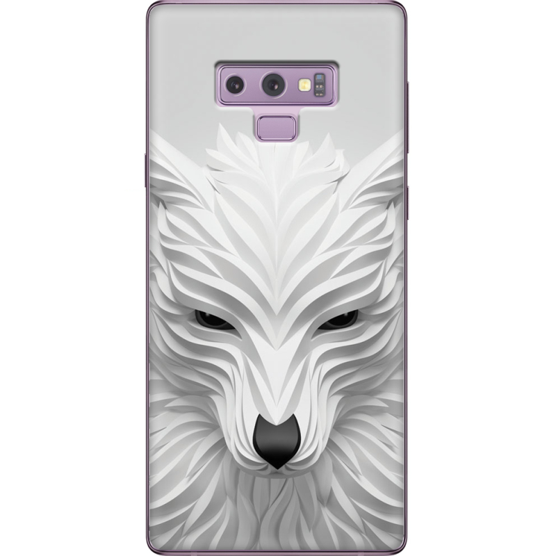 Чехол U-print Samsung N960 Galaxy Note 9 White Wolf
