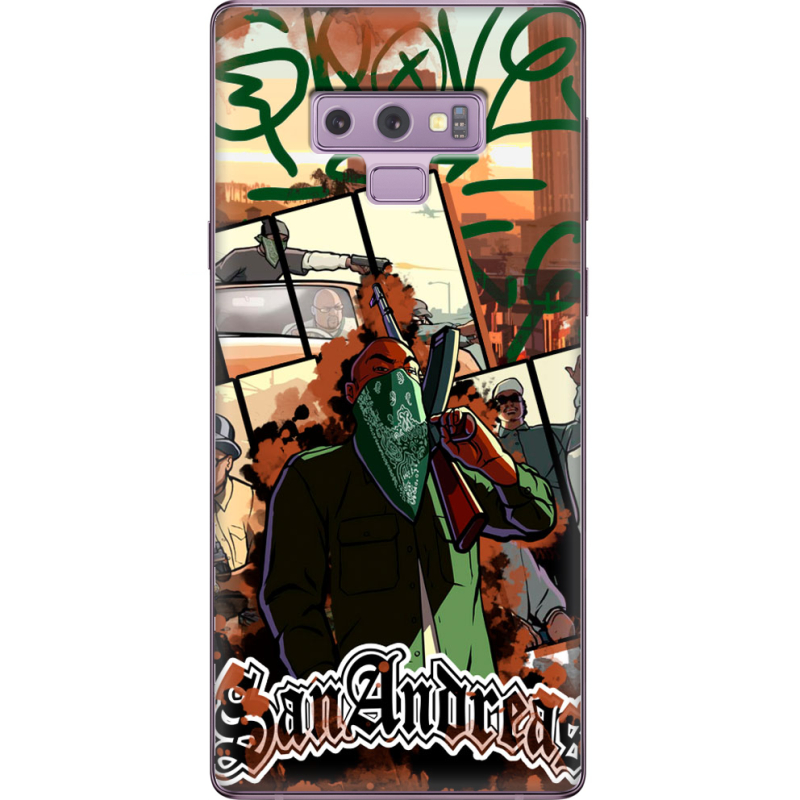 Чехол U-print Samsung N960 Galaxy Note 9 GTA San Andreas