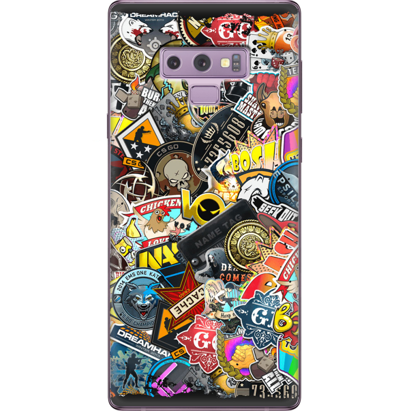 Чехол U-print Samsung N960 Galaxy Note 9 CS:Go Stickerbombing