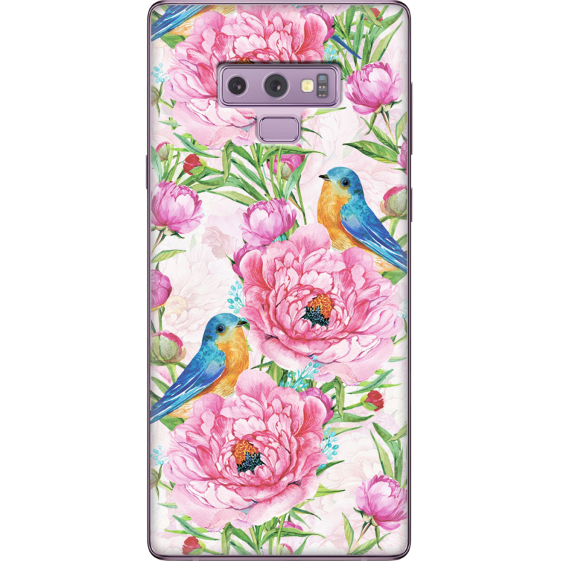 Чехол U-print Samsung N960 Galaxy Note 9 Birds and Flowers