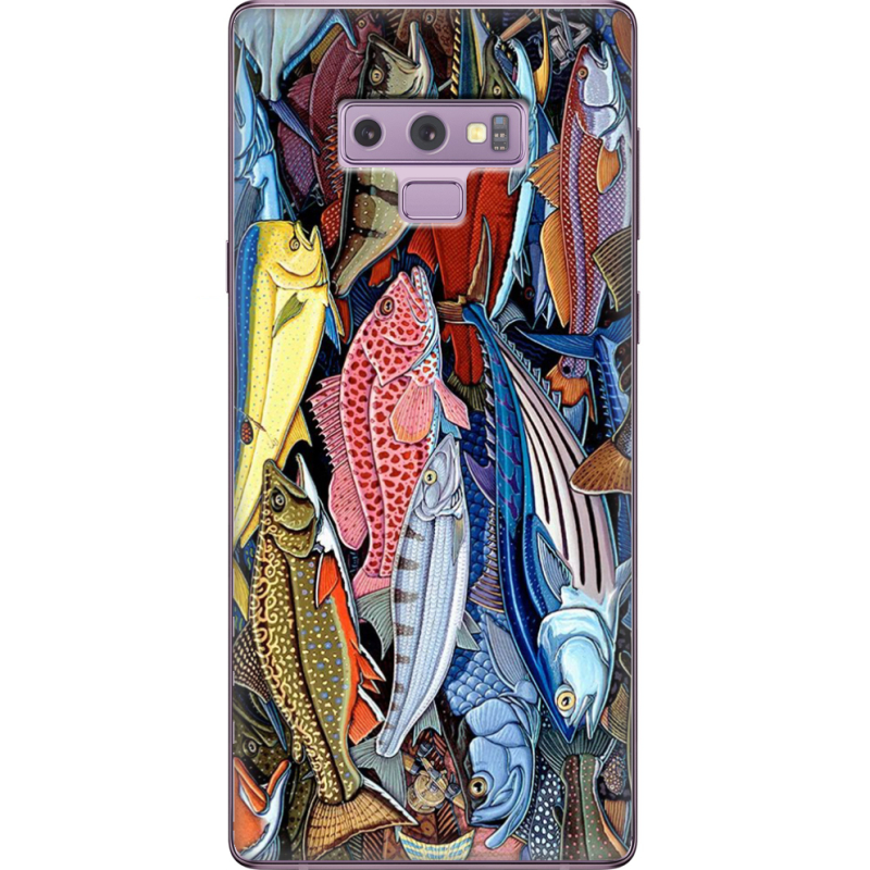 Чехол U-print Samsung N960 Galaxy Note 9 Sea Fish