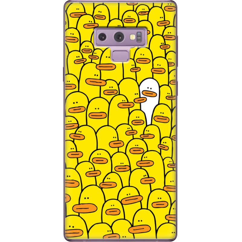 Чехол U-print Samsung N960 Galaxy Note 9 Yellow Ducklings