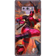 Чехол U-print Samsung N960 Galaxy Note 9 Woman Deadpool