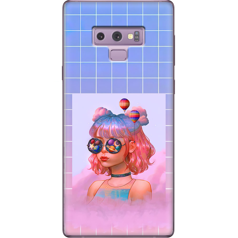 Чехол U-print Samsung N960 Galaxy Note 9 Girl in the Clouds