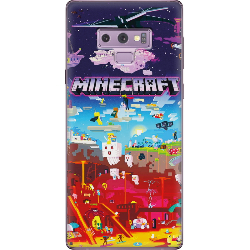 Чехол U-print Samsung N960 Galaxy Note 9 Minecraft World Beyond