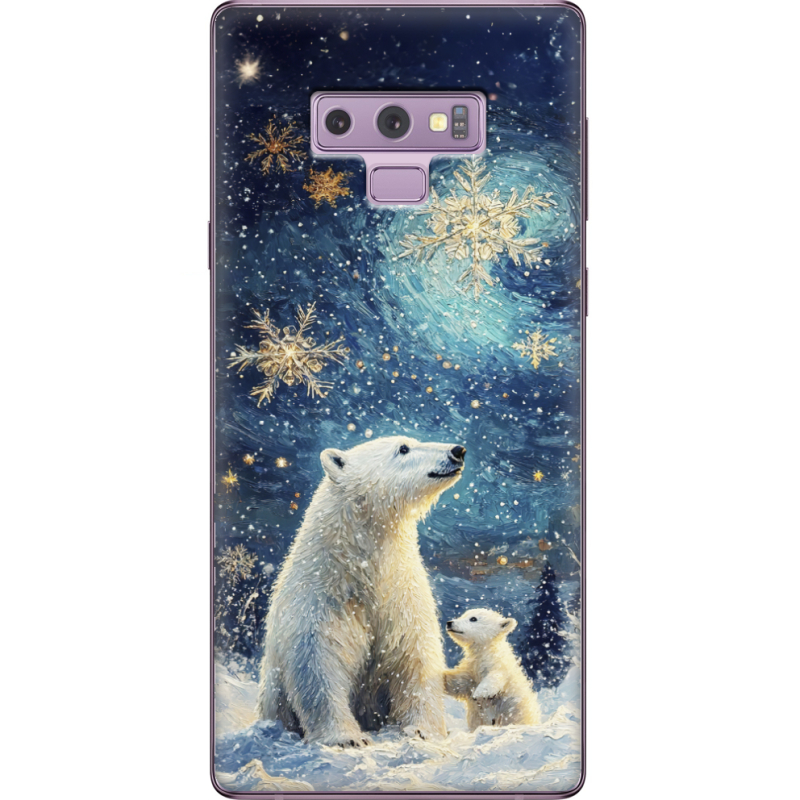 Чехол U-print Samsung N960 Galaxy Note 9 Північні ведмеді
