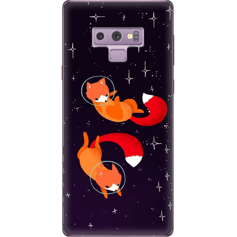 Чехол U-print Samsung N960 Galaxy Note 9 Fox-Astronauts