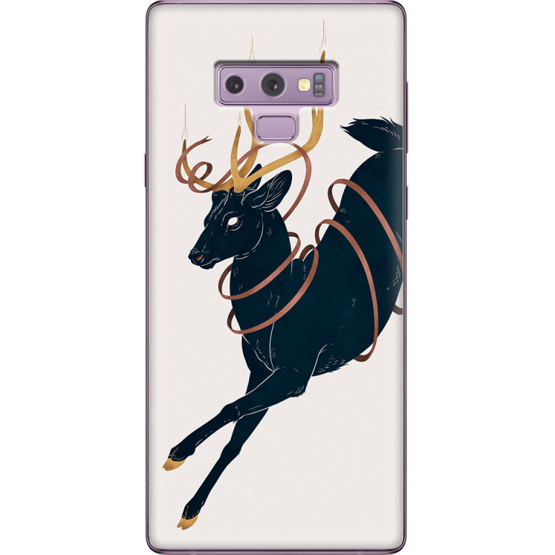 Чехол U-print Samsung N960 Galaxy Note 9 Black Deer