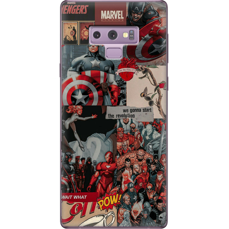 Чехол U-print Samsung N960 Galaxy Note 9 Marvel Avengers