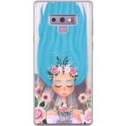 Прозрачный чехол Uprint Samsung N960 Galaxy Note 9 Blue Hair