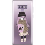 Прозрачный чехол Uprint Samsung N960 Galaxy Note 9 Winter Morning Girl