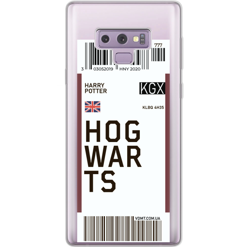 Прозрачный чехол Uprint Samsung N960 Galaxy Note 9 Ticket Hogwarts