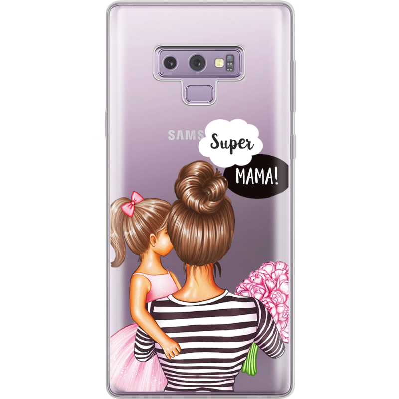 Прозрачный чехол Uprint Samsung N960 Galaxy Note 9 Super Mama and Daughter