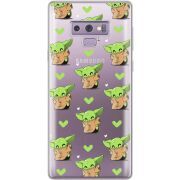 Прозрачный чехол Uprint Samsung N960 Galaxy Note 9 Pattern Baby Yoda