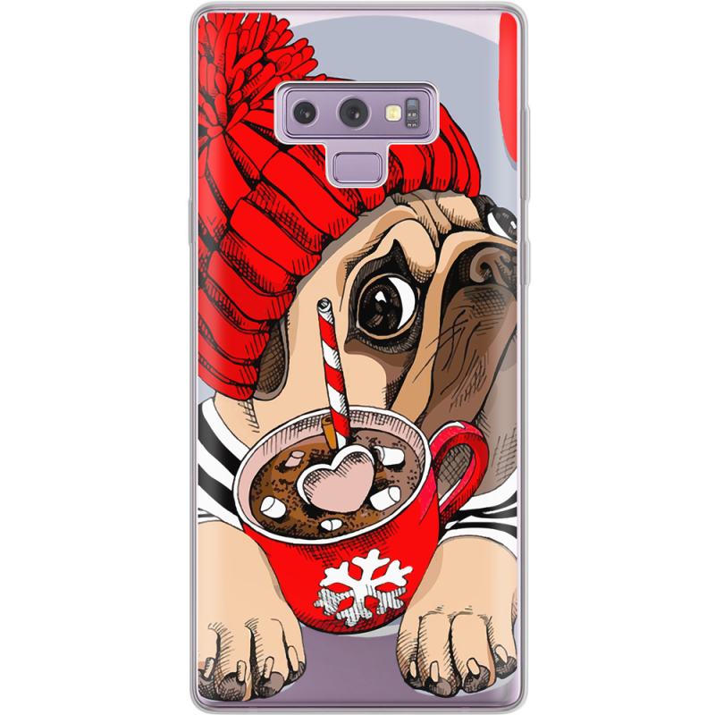 Прозрачный чехол Uprint Samsung N960 Galaxy Note 9 Winter Puggy