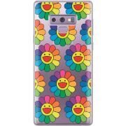 Прозрачный чехол Uprint Samsung N960 Galaxy Note 9 Hippie Flowers