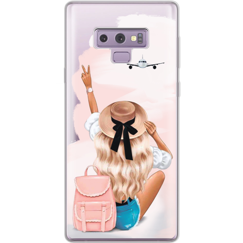 Прозрачный чехол Uprint Samsung N960 Galaxy Note 9 Travel Girl