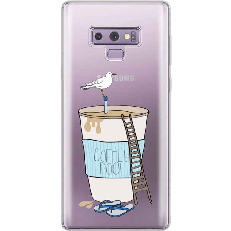 Прозрачный чехол Uprint Samsung N960 Galaxy Note 9 Segull in Cofee Pool