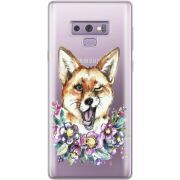 Прозрачный чехол Uprint Samsung N960 Galaxy Note 9 Winking Fox