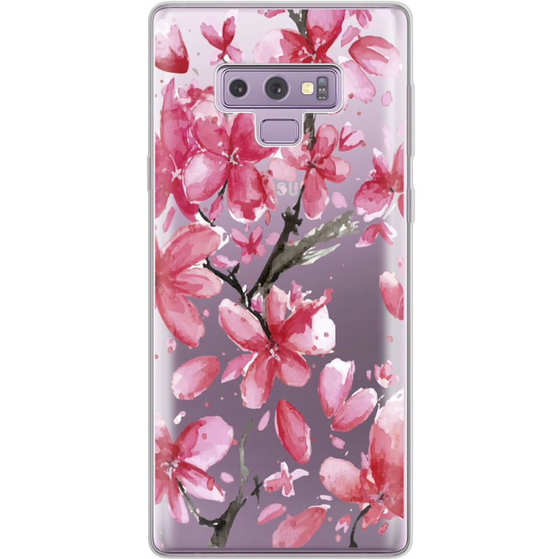 Прозрачный чехол Uprint Samsung N960 Galaxy Note 9 Pink Magnolia