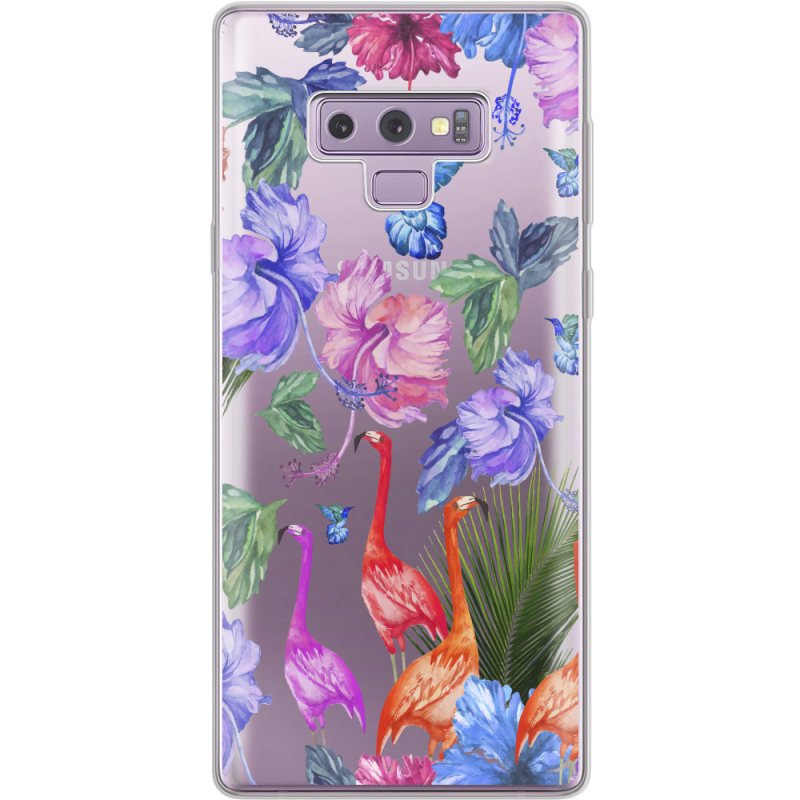 Прозрачный чехол Uprint Samsung N960 Galaxy Note 9 Flamingo