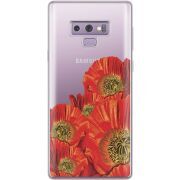 Прозрачный чехол Uprint Samsung N960 Galaxy Note 9 Red Poppies