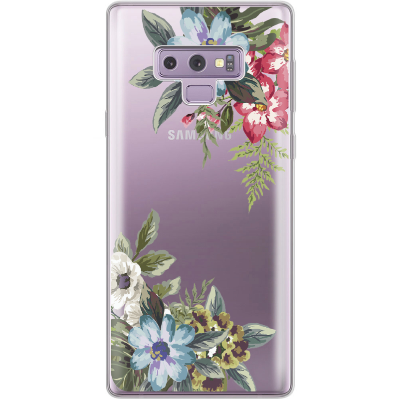 Прозрачный чехол Uprint Samsung N960 Galaxy Note 9 Floral