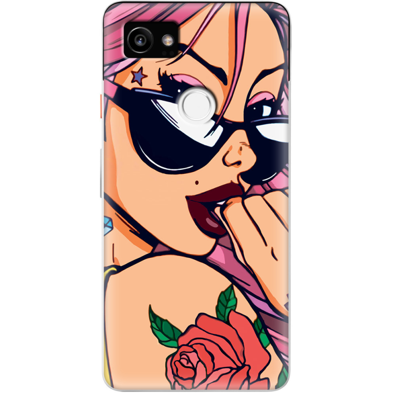 Чехол Uprint Google Pixel 2 XL Pink Girl