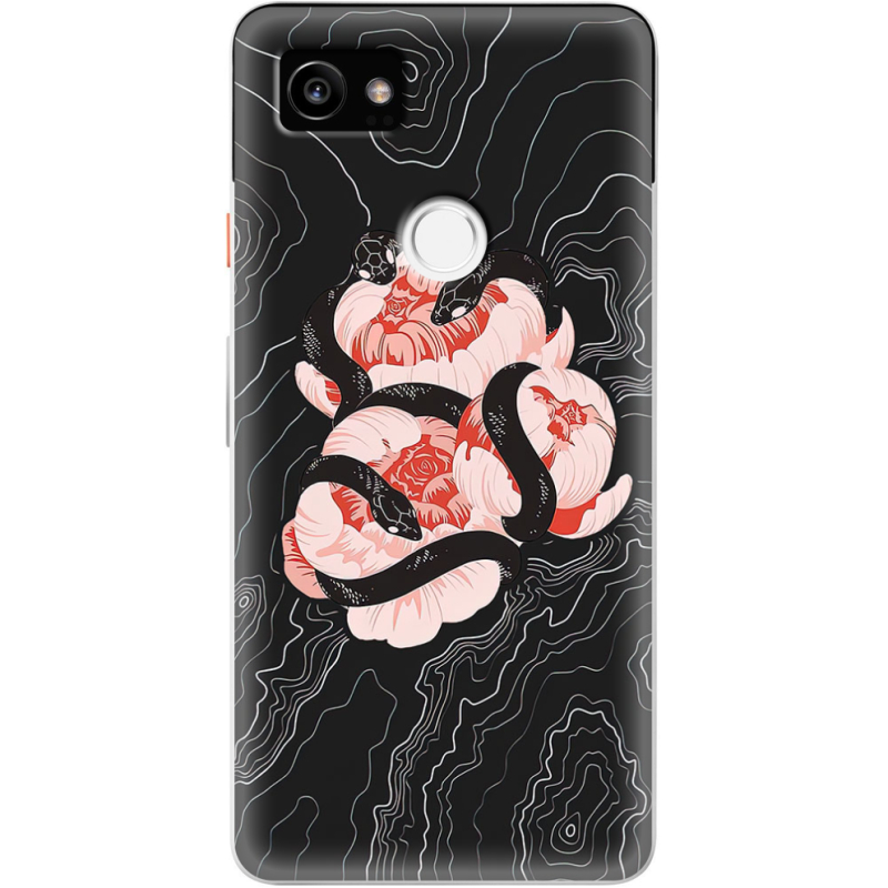 Чехол Uprint Google Pixel 2 XL Snake Rose