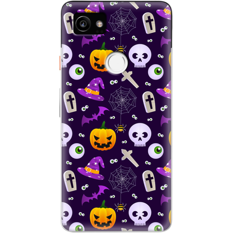 Чехол Uprint Google Pixel 2 XL Halloween Purple Mood