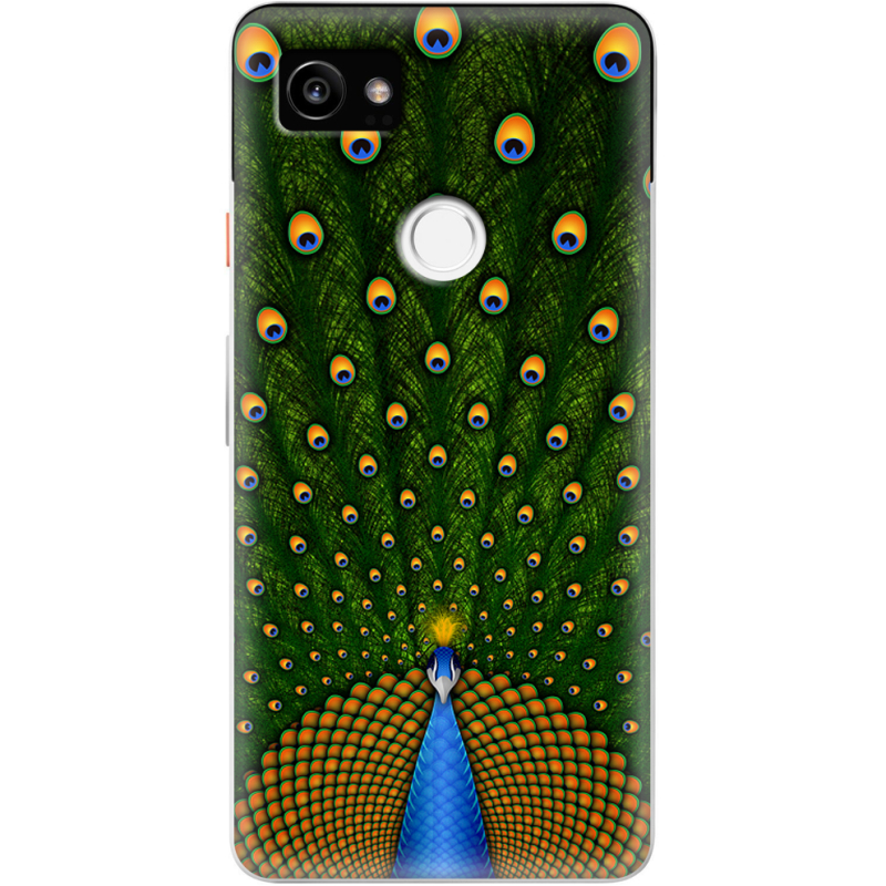 Чехол Uprint Google Pixel 2 XL Peacocks Tail