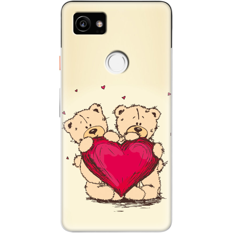 Чехол Uprint Google Pixel 2 XL Teddy Bear Love